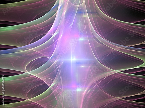 abstract color skeleton