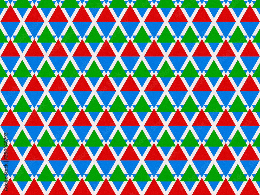 Abstract background with red blue and green rhombuse Abstract background with red blue and green rhombuse