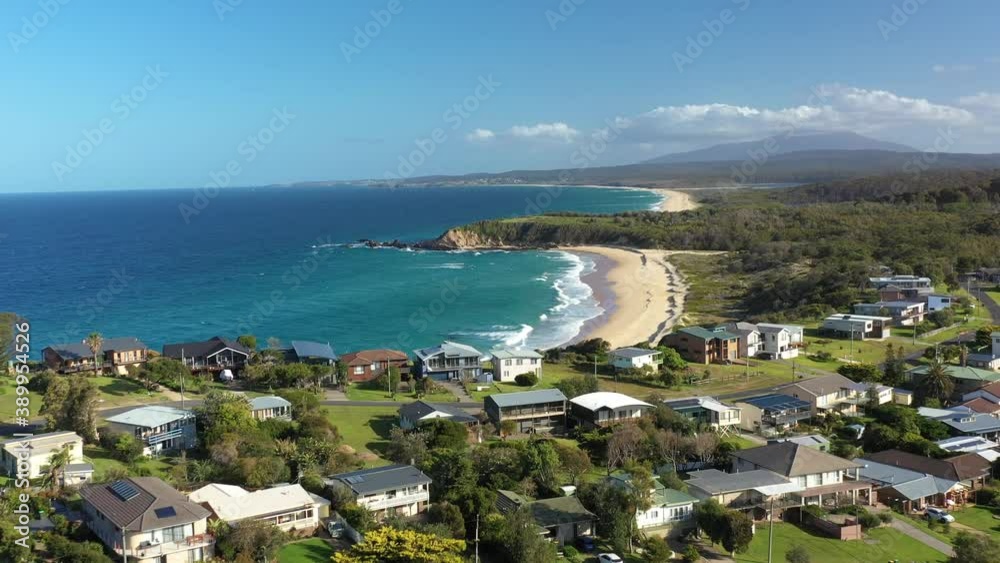 2020 - An excellent aerial view of Eurobodella National Park's coastlines in Sydney, Australia.