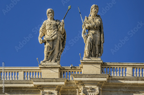 St. Peter's Basilica (Consecrated 1626). Papal Basilica of St. Peter in Vatican - the world's largest church, is the center of Christianity. Vatican.