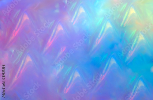 Abstract holographic background. Colored, wavy background with neon effect. High quality photo photo