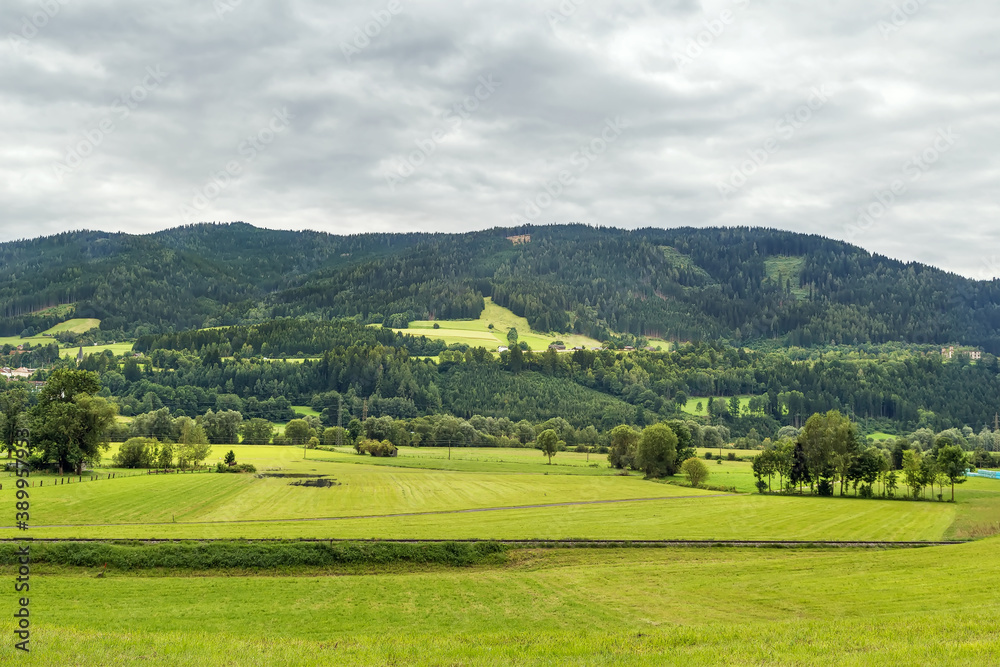 Landscape in Styria, Austria