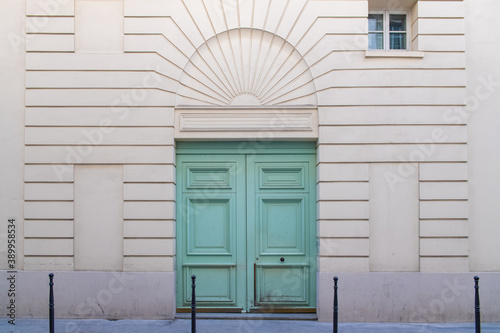 Paris, an old wooden door