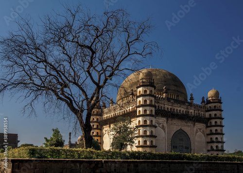 Golumbumbaz tomb with one of the largest domes in the world, Bijapur, India