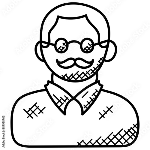 
Adult man wearing sunglasses, teacher 
