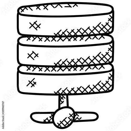 
A mainframe or database server, shared server

