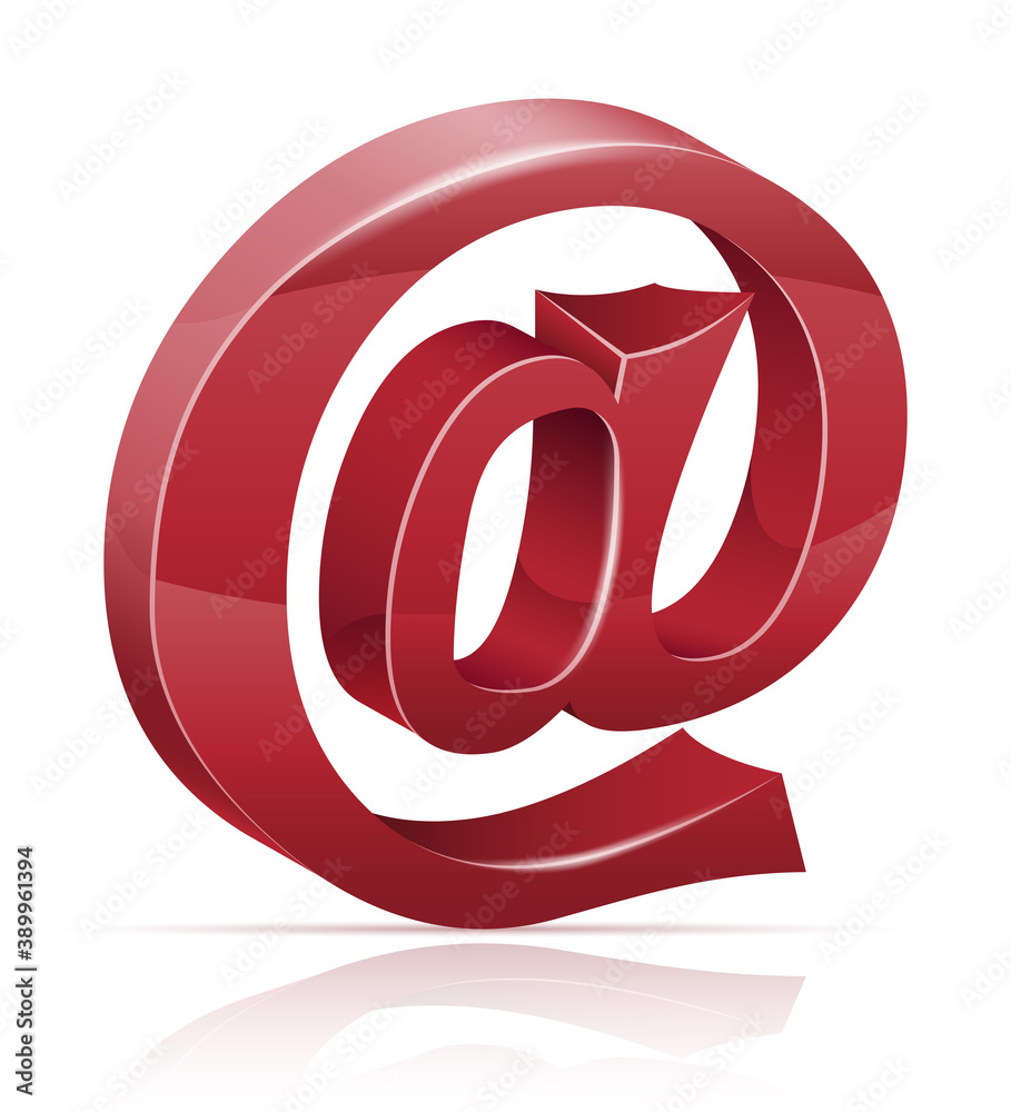Fototapeta premium icon email mark sign graphic elements for design vector illustration