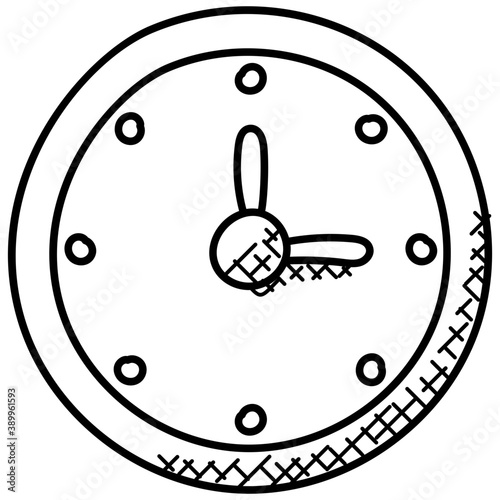 
A simple style wall clock
