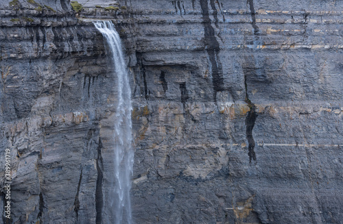 Autumn landscape at the Salto del Río Nervion in the Monte Santiago Natural Monument. Region of the Merindades. Province of Burgos, Autonomous Community of Castilla y León, Spain, Europe photo