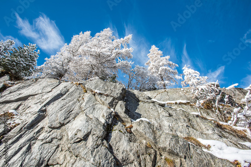 Autumn at Montenvers and Mer de Glace in Chamonix French Alps