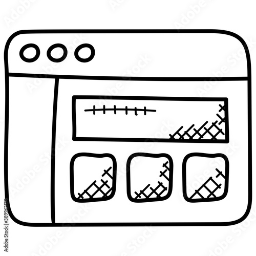 
Website site map with linked pages 
