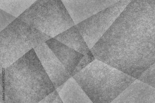 abstract black and white background, geometric shapes in modern gray textured pattern design