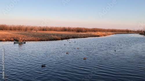 lake in winter