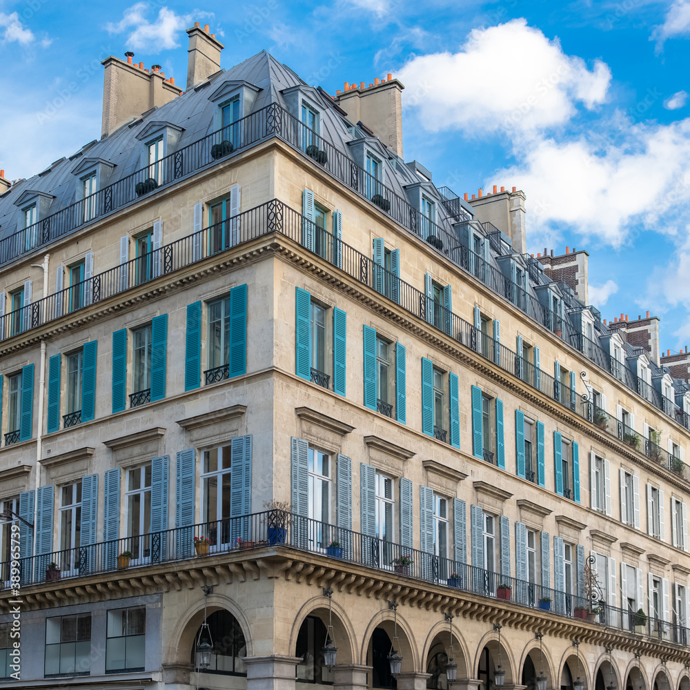 Fototapeta premium Paris, the beautiful Rivoli street