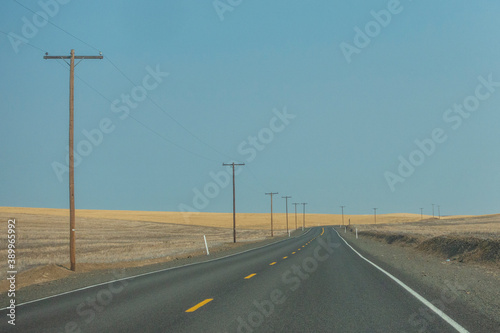 Freeway across the desert in east Oregon © SHELL
