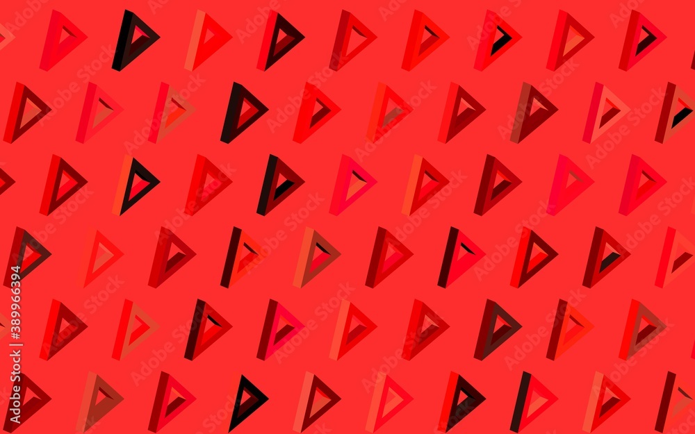 Dark Red vector texture with triangular style. Dark Red vector texture with triangular style.