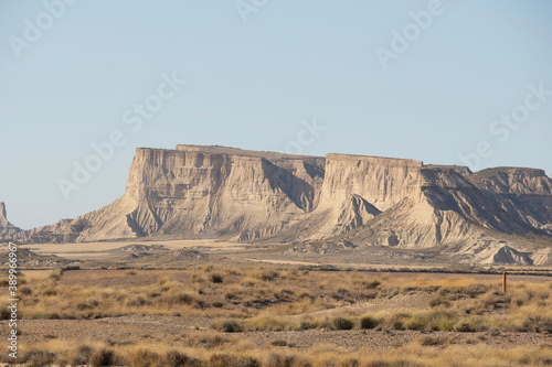 desert mountains landscape  it is a dry and arid land