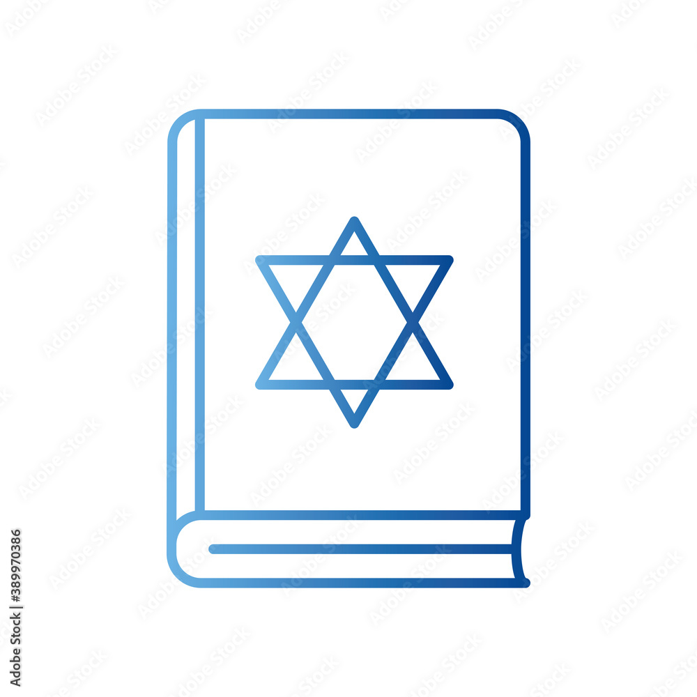 jewish torah book gradient style icon vector design jewish torah book gradient style icon vector design