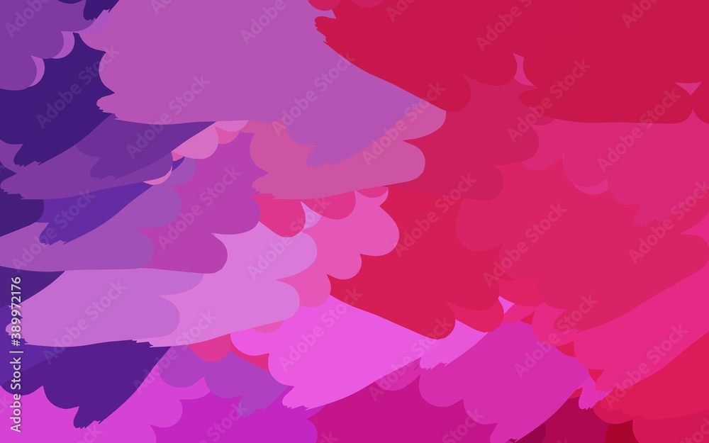 Obraz premium Light Purple, Pink vector texture with abstract forms.