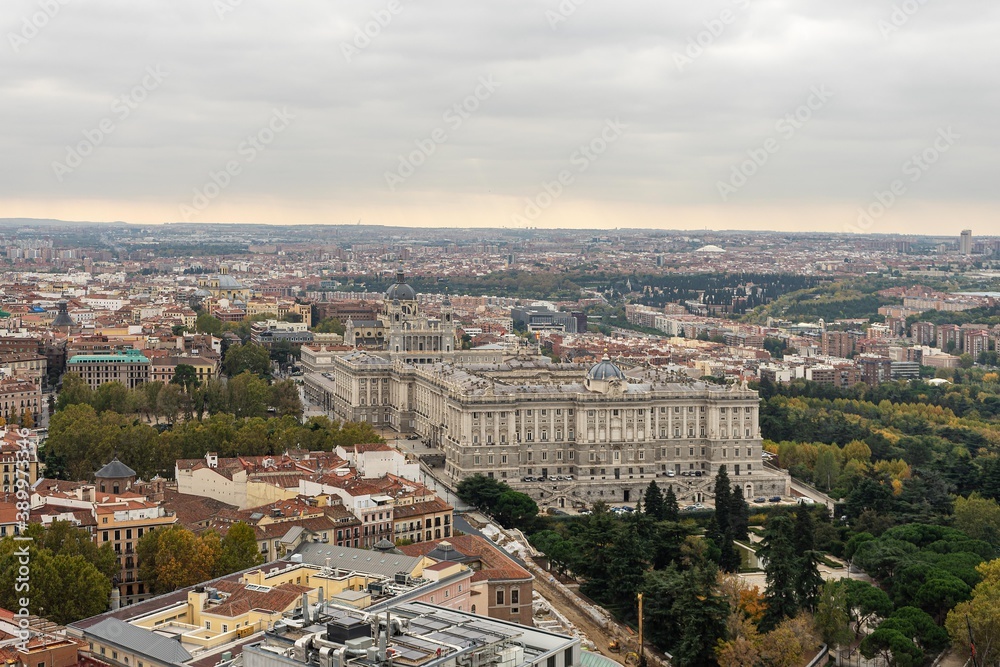 Madrid city center, royal palace