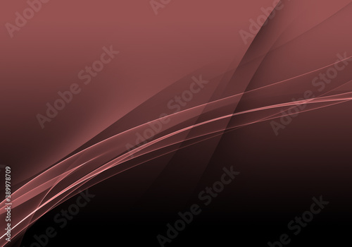 Abstract background waves. Black and marsala red abstract background for wallpaper or business card