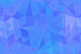 Blank blue, cyan and violet colored Background with geometric Pattern 