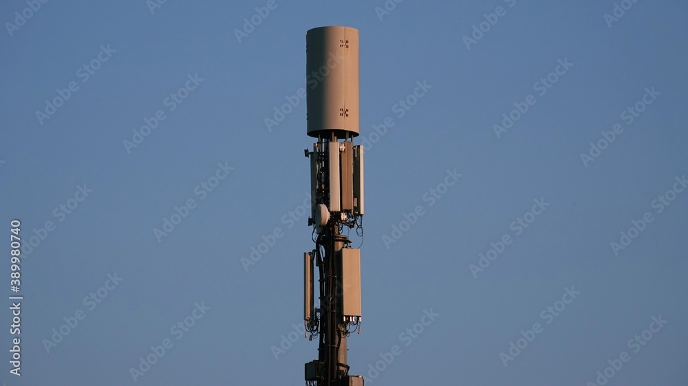 Telecommunication tower. Telecom tower antennas and satellite transmits the signals of cellular 5g 4g mobile signals to the consumers and smartphones. Telecommunication tower. Telecom tower antennas and satellite transmits the signals of cellular 5g 4g mobile signals to the consumers and smartphones.