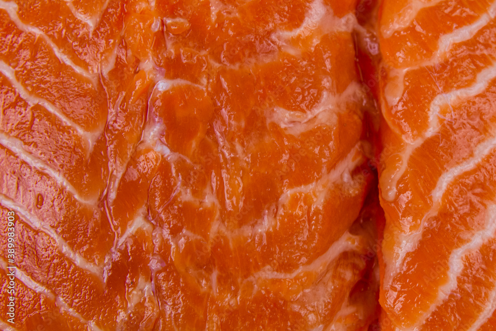 Texture of salmon fish fillet for the background Texture of salmon fish fillet for the background
