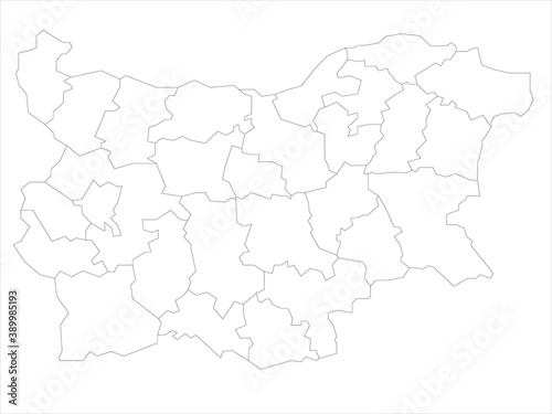 Bulgaria - map of provinces