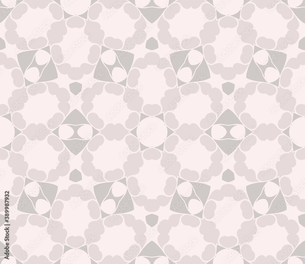 Pink and grey pattern, simple texture for young girl invitation card, beautiful flat geometric, floral cover background