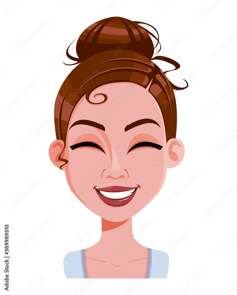Face expression of beautiful woman. Female emotion Face expression of beautiful woman. Female emotion