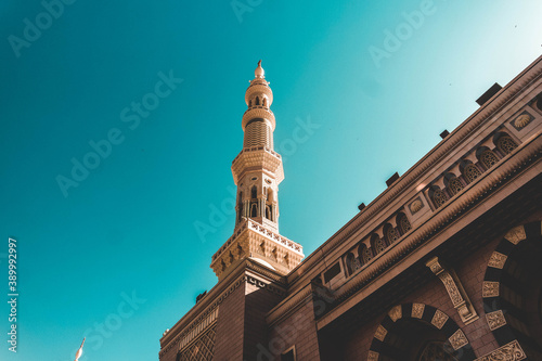 Tower of Masjid Nabawi in Madinah