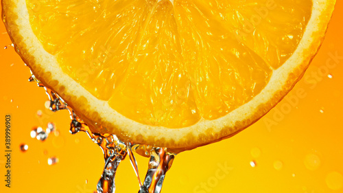 Fresh Orange Slice with Spl...