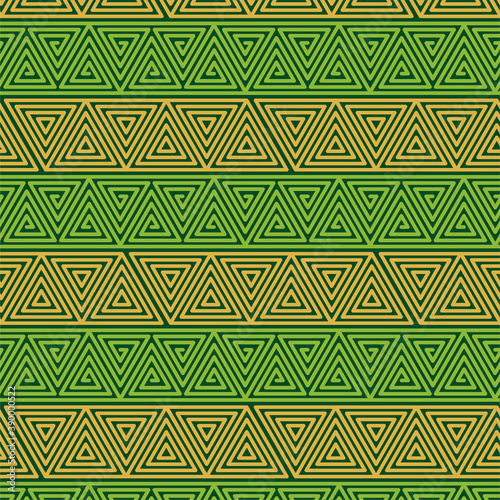 a geometric seamless pattern consisting of an arrangement of triangles, for printing fabrics, wallpaper, etc.