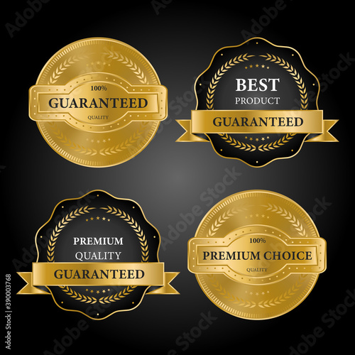 Golden labels premium quality collection