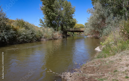 YERINGTON, NEVADA, UNITED STATES - Sep 27, 2018: Walker River East Fork - State Recreation Area photo