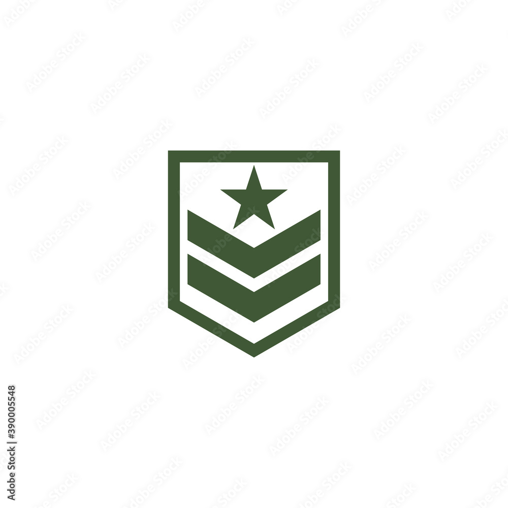 Military Wave Logo Template vector symbol Military Wave Logo Template vector symbol