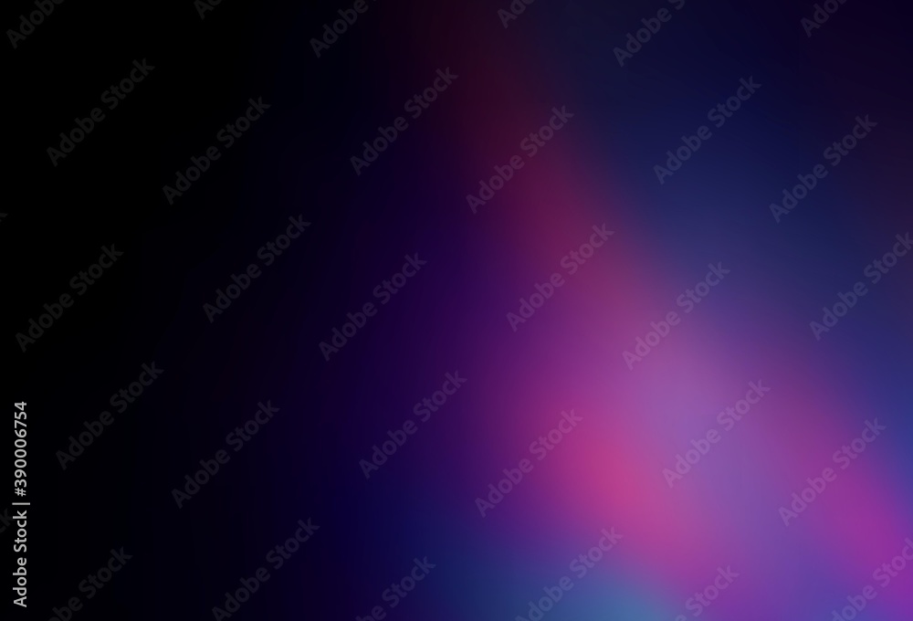 Obraz premium Dark Purple vector blurred background.