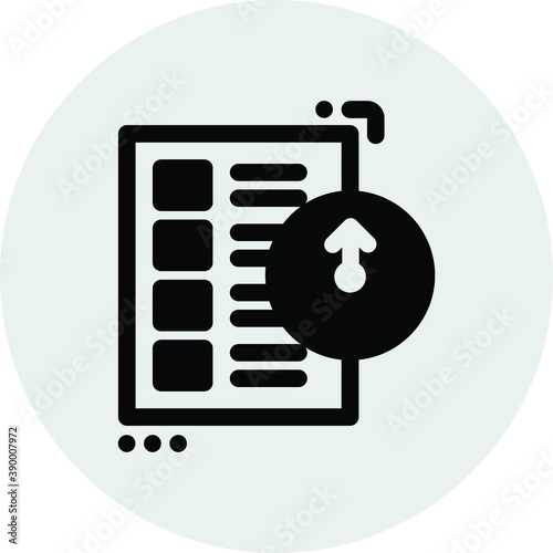 Project icon for any purpose mobile app presentation website