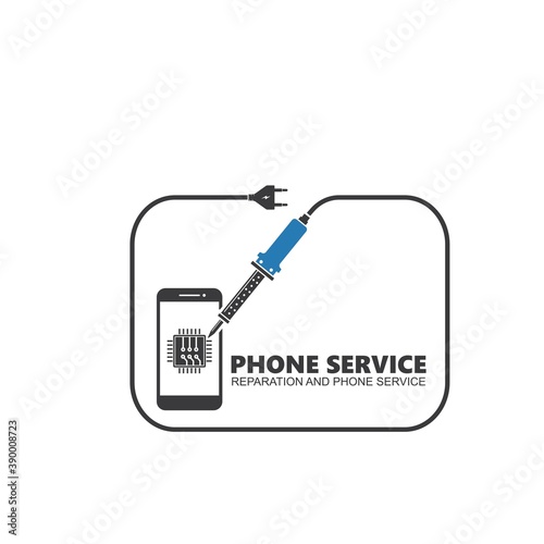 phone  service and repair icon vector illustration design