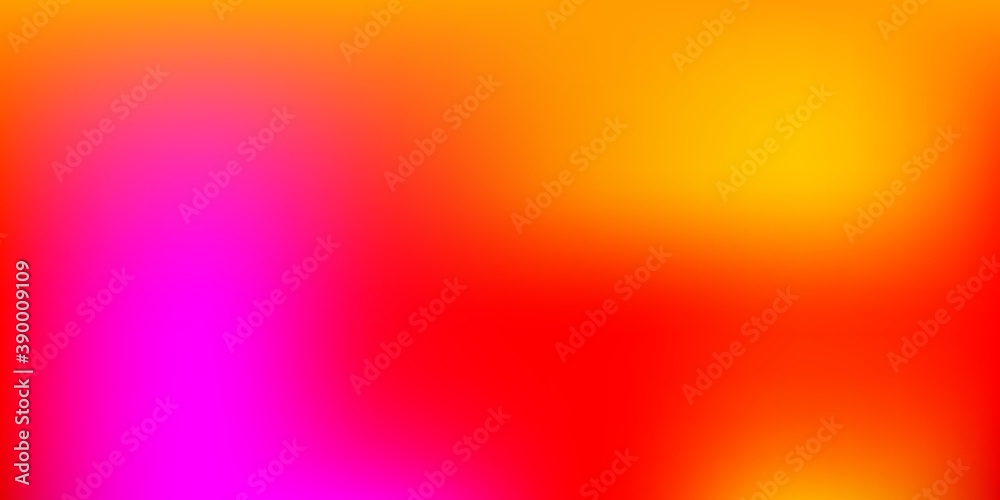 Light Pink, Yellow vector blur texture.