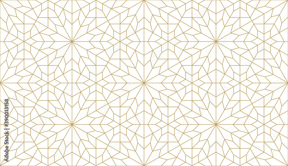Seamless vector pattern in authentic arabian style.