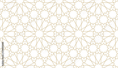 Seamless vector pattern in authentic arabian style. photo