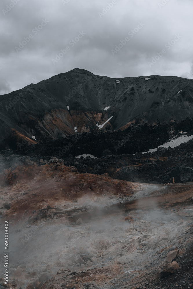 Iceland landscape, Highlands in Summer Iceland landscape, Highlands in Summer