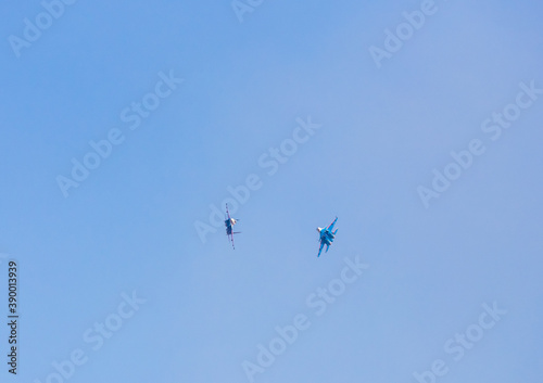 air show celebration of Victory Day