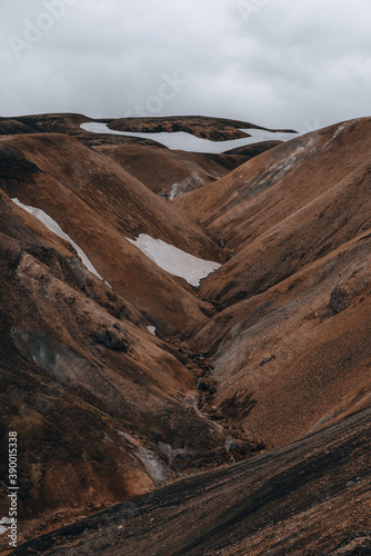 Iceland landscape  Highlands in Summer