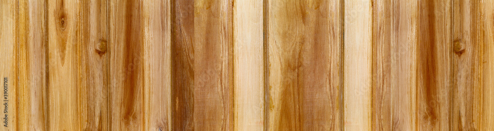 Fototapeta premium Panorama old wood texture of pallets.
