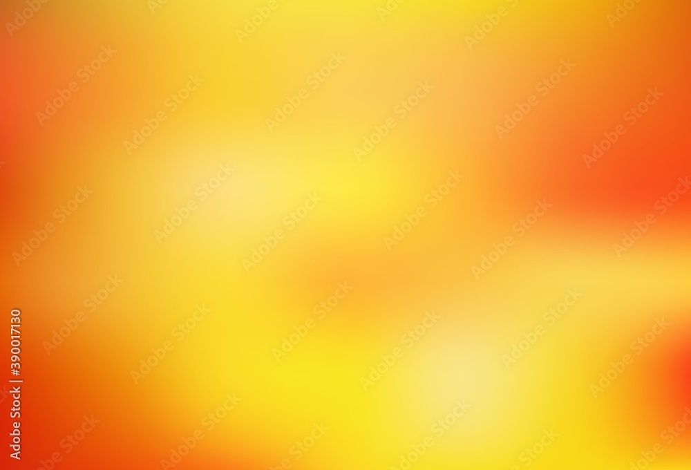Light Orange vector colorful blur backdrop.