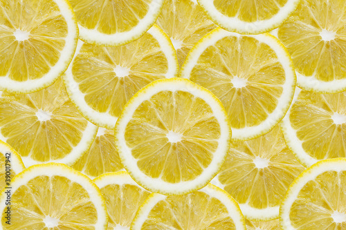 Lemon slice background.
