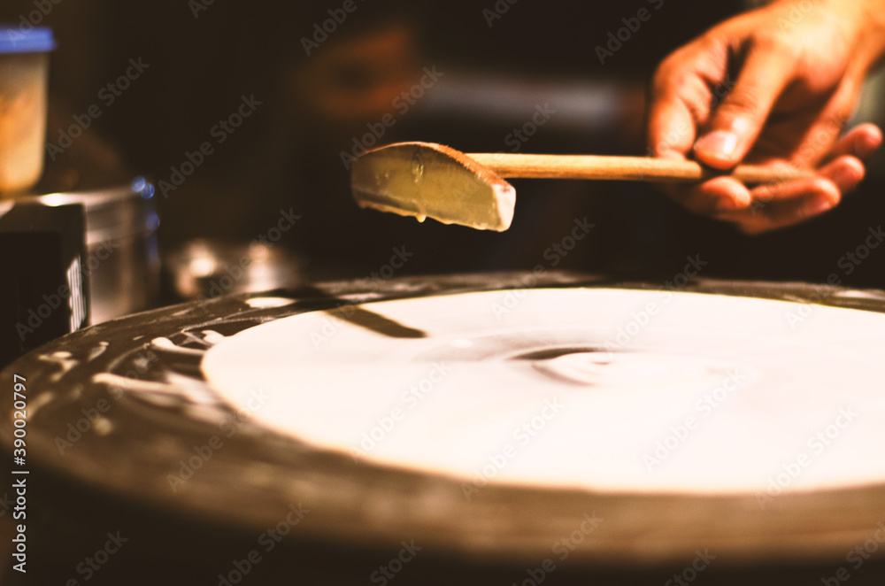 Obraz premium Making of Crêpe
